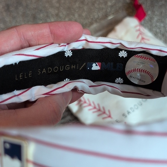 Lele Sadoughi Philadelphia Phillies Top Knot Headband NWT main image 6